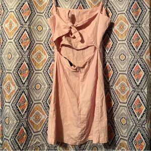 Pink Open Back Sundress